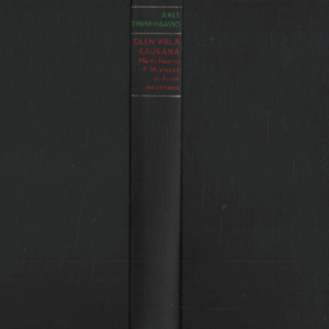 Olen vielä kaukana : Martti Haavio - P. Mustapää 20-luvun maisemassa