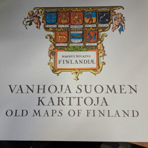 Vanhoja Suomen karttoja = old maps of Finland tuotekuva Vanhoja Suomen karttoja – Old maps of Finland