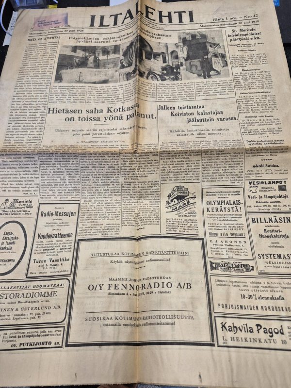 Iltalehti N:o 42 Maanantaina helmikuun 20 p:nä 1928