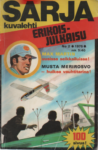 Sarjakuvalehti erikoisjulkaisu 1975-02 : Max Martin musta merirosvo