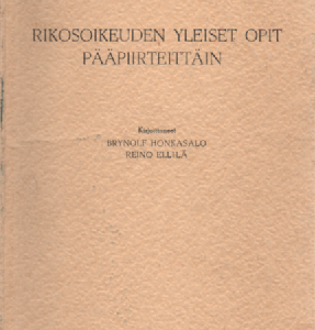 Rikosoikeuden yleiset opit pääpiirteittäin