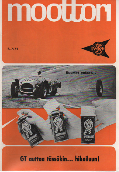 Moottori 1971-06-7 : GT auttaa tässäkin... hikoiluun!