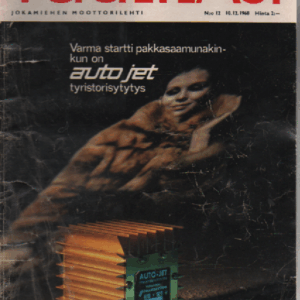 Tuulilasi jokamiehen moottorilehti 1968-12 : Varma startti pakkasaamunakin kun on Auto Jet tyristorisytytys