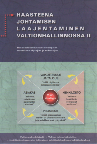 Haasteena johtamisen laajentaminen valtionhallinnossa 2 : Henkilöstötunnusluvut strategisen muutoksen ohjaajina ja todentajina