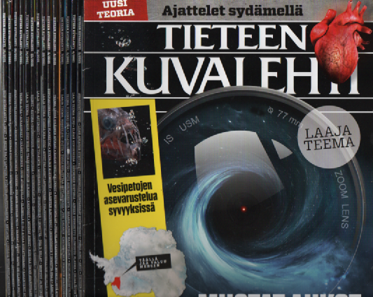 Tieteen kuvalehti 2021 : 1-19 vuosikerta (puuttuu 2,6,12)