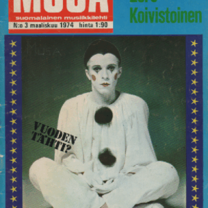 Musa suomalainen musiikkilehti N:o 3 Maaliskuu 1974 : The Band Eero Koivistoinen, Leo Sayer