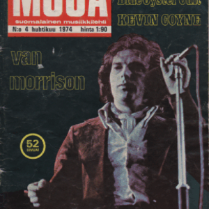 Musa suomalainen musiikkilehti N:o 4 Huhtikuu 1974 : Steely Dan, Blue Oyster Cult, Kevin Coyne, Van Morrison