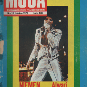 Musa suomalainen musiikkilehti N:o 10 Lokakuu 1973 : Niemen, Alwari, Volker Kriegel, Zappa, Mahavishnu, John McLaughlin (takak. puuttuu)