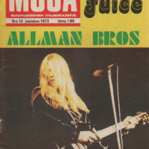 Musa suomalainen musiikkilehti N:o 12 Joulukuu 1973 : Hector, Juice, Allman Bros
