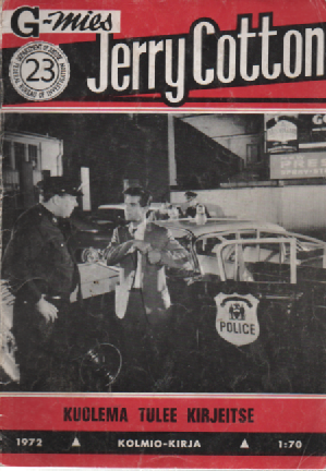 Jerry Cotton 1972-23 : Kuolema tulee kirjeitse