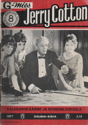 Jerry Cotton 1977-08 : Kalkkarokäärme ja norsunluukuula