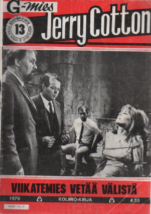Jerry Cotton 1979-13 : Viikatemies vetää välistä