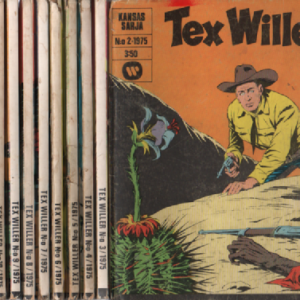 Tex Willer vuosikerta 1975 : 1-12 (puuttuu 1)