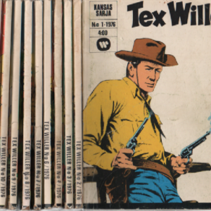 Tex Willer vuosikerta 1976 : 1-12 (puuttuu 5)