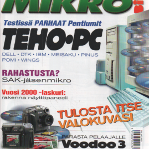 Mikrobitti 1999-06-07 : Testissä parhaat Pentiumit Teho-PC Dell, DTK, IBM, Meisaku, Pinus, Pomi, Wings