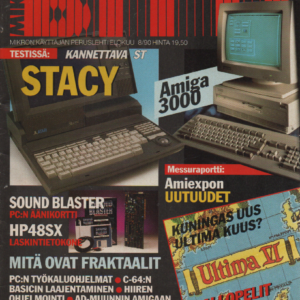 Mikrobitti 1990-08 : Testissä kannettava ST Stacy