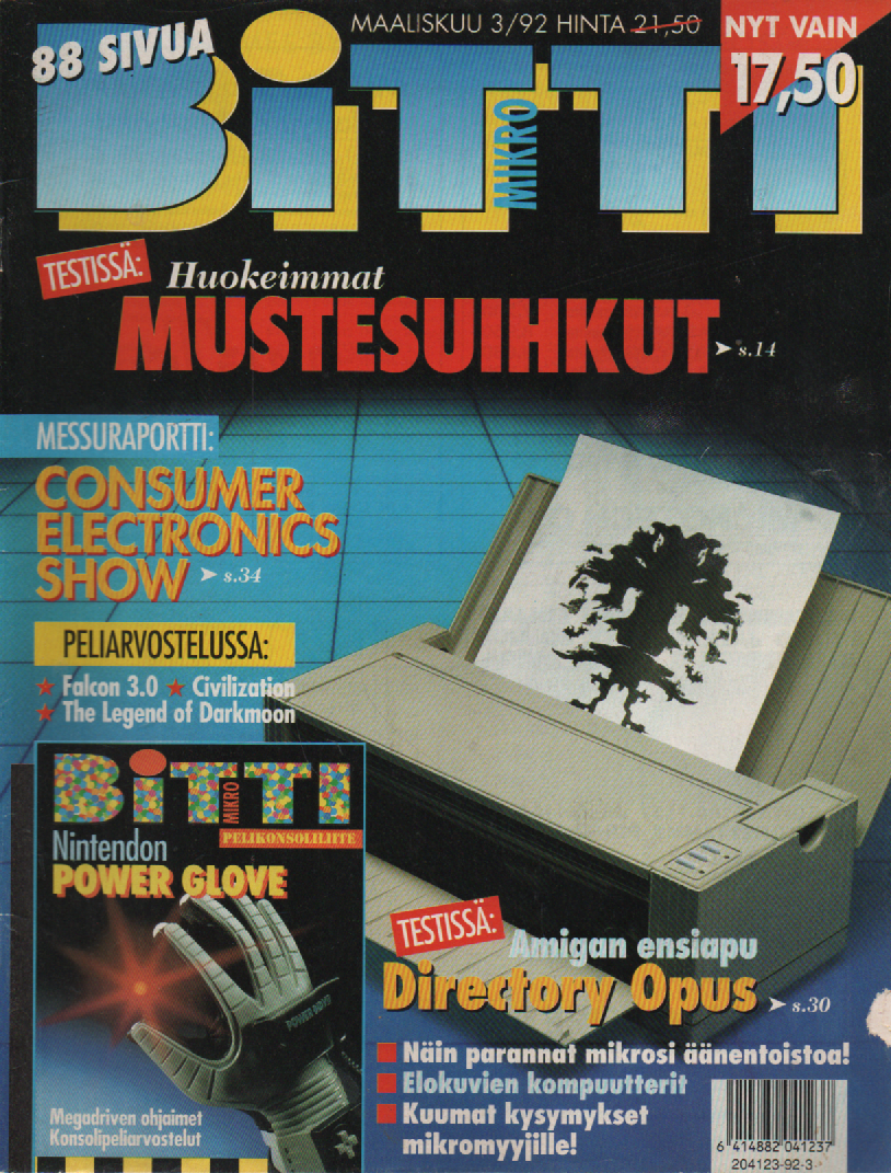 Mikrobitti 1992-03 : Testissä huokeimmat mustesuihkut