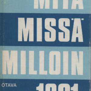 Mitä Missä Milloin 1981