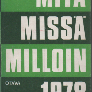 Mitä Missä Milloin 1978