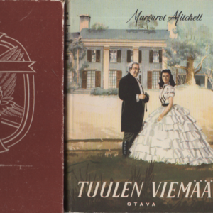 Tuulen viemää I-III (kotelossa ja kirjat valokuvilla varustettu)
