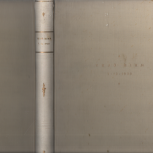 Juhlakirja Yrjö Hirnin kuusikymmenvuotispäiväksi 7. 12. 1930 (numeroitu 145/400)