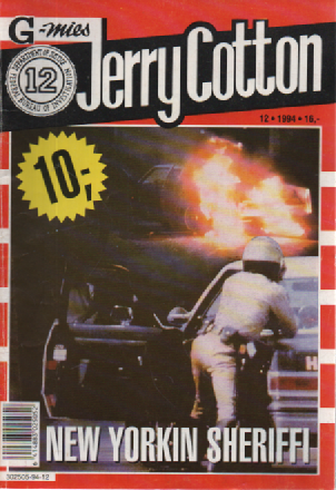 G-mies Jerry Cotton 1994-12 : New Yorkin sheriffi