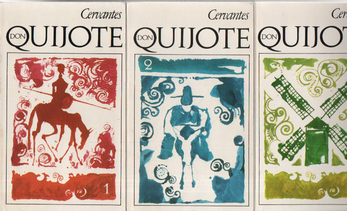 Mielevä hidalgo Don Quijote Manchalainen 1-3 (kuvitettu)