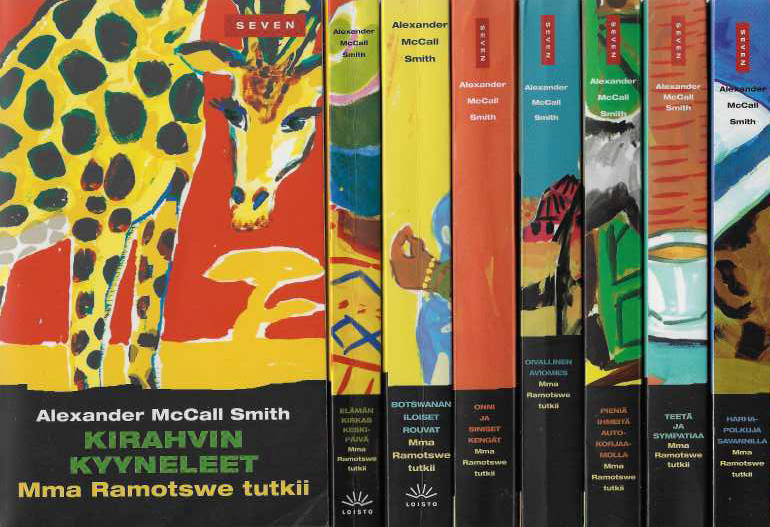 Mma Ramotswe tutkii osat 1, 2, 5, 6, 7, 8, 9, 10, 11 : Naisten etsivätoimisto nro 1, Kirahvin kyyneleet, Elämän kirkas keskipäivä, Botswanan iloiset Rouvat, Onni ja siniset kengät, Oivallinen aviomies, Pieniä ihmeitä autokorjaamolla, Teetä ja sympatiaa, Harhapolkuja savanilla