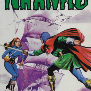 Mustanaamio Flame : tulityttö