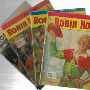 Robin Hood 1957 numerot 1, 2, 5 ja 6