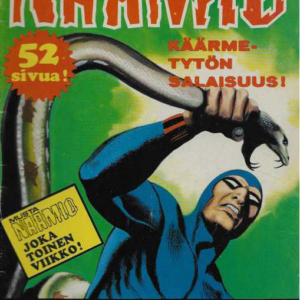 Mustanaamio 1974-15 : Käärmetytön salaisuus!