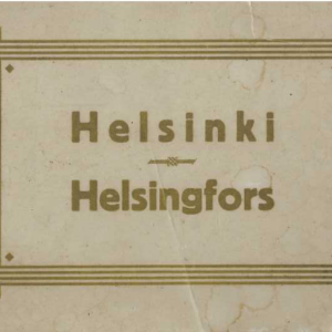 Helsinki - Helsingfors (postikortti kuvakirja v.1910-luku)